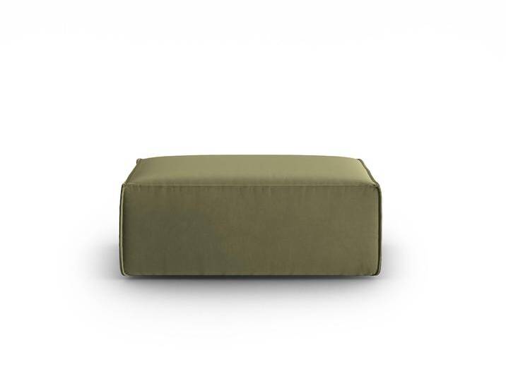 Cosmopolitan Design Pouf Mackey Samt Grün Samt 100x40x69 cm NADUVI von naduvi