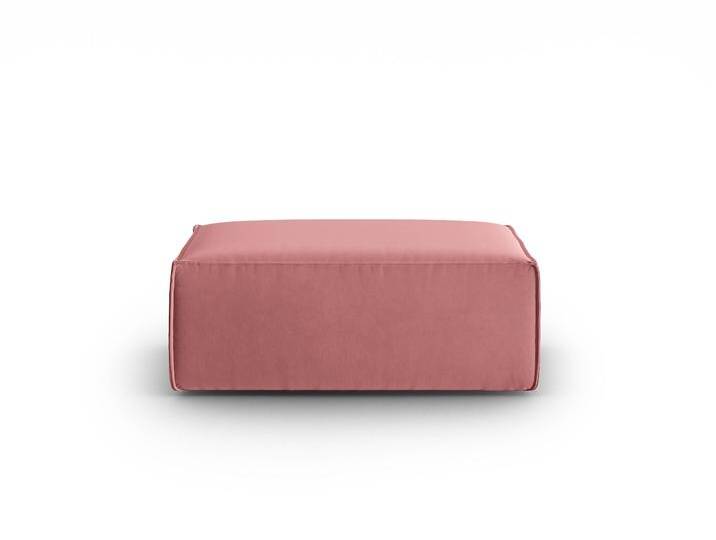 Cosmopolitan Design Pouf Mackey Samt Rot Samt 100x40x69 cm NADUVI von naduvi