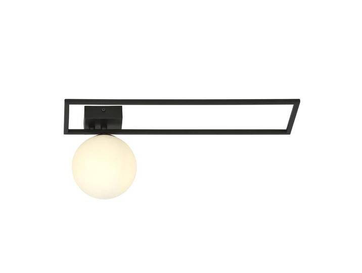 Cozyhouse Deckenleuchte Imago Schwarz Stahl 50x18x21 cm NADUVI von naduvi