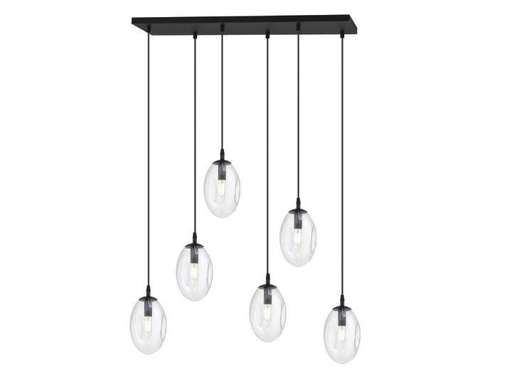Cozyhouse Hängelampe Astral 6-flammig Schwarz Stahl 70x22x100 cm NADUVI von naduvi