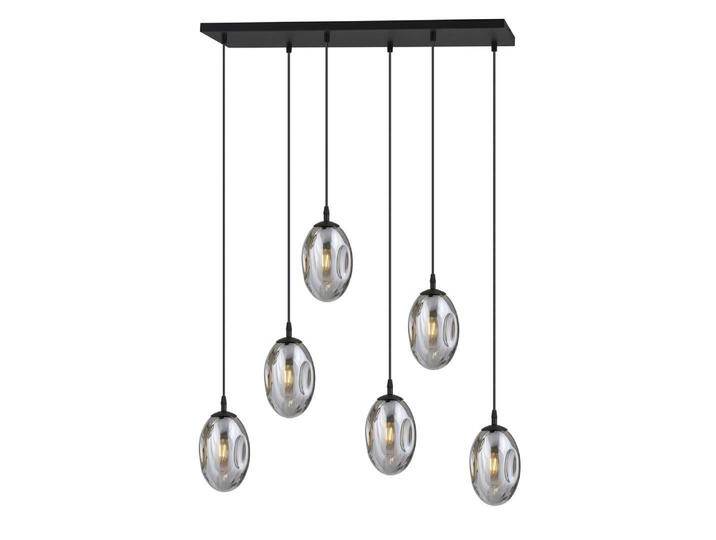 Cozyhouse Hängelampe Astral 6-flammig Schwarz Stahl 70x22x100 cm NADUVI von naduvi