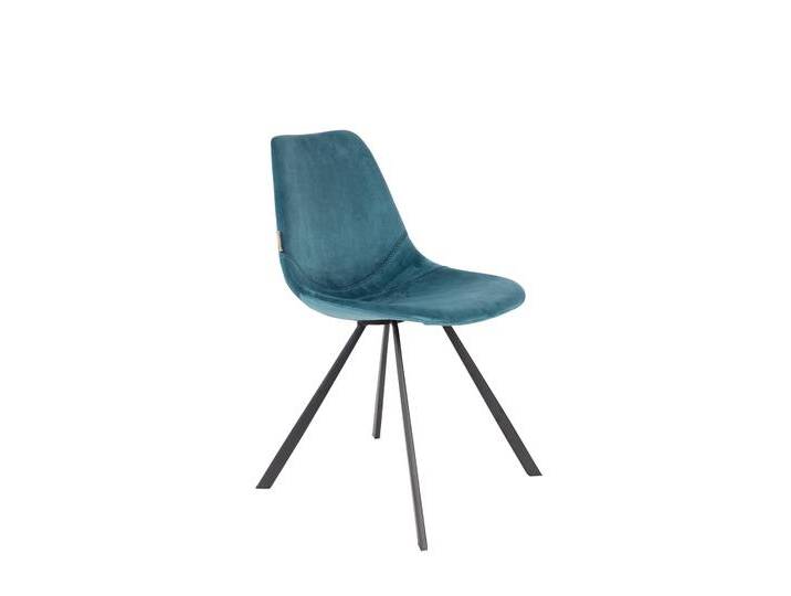 Dutchbone 2er-Set Esszimmerstühle Franky blau Samt 46x83x56 cm NADUVI Dutchbone 2er-Set Esszimmerstühle Franky blau Samt 46x83x56 cm NADUVI von naduvi