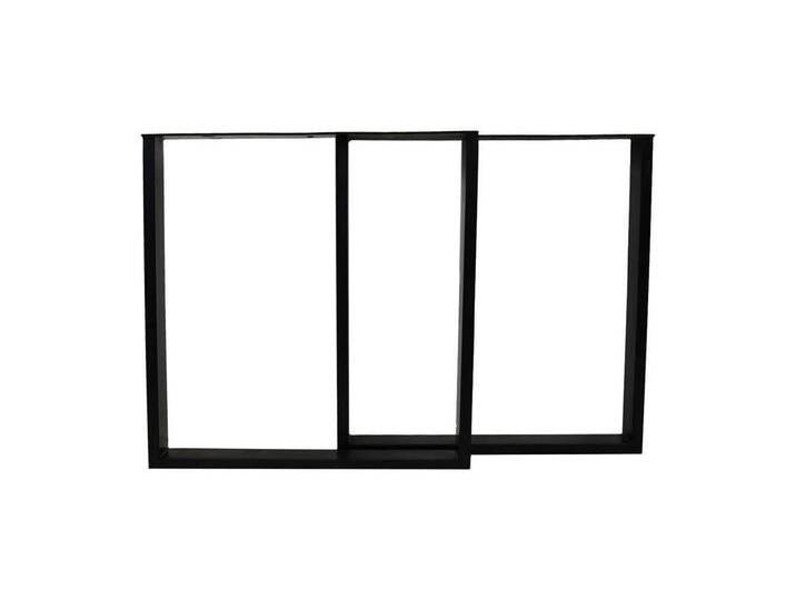 HSM Collection 2er Set Tischbeine Ulli U-Bein Schwarz Metall 70x10x72 cm NADUVI HSM Collection 2er Set Tischbeine Ulli U-Bein Schwarz Metall 70x10x72 cm NADUVI von naduvi