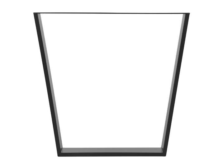 ML-Design 2er-Set Tischbeine Marcus Schwarz Metall 8x75x72 cm NADUVI von naduvi