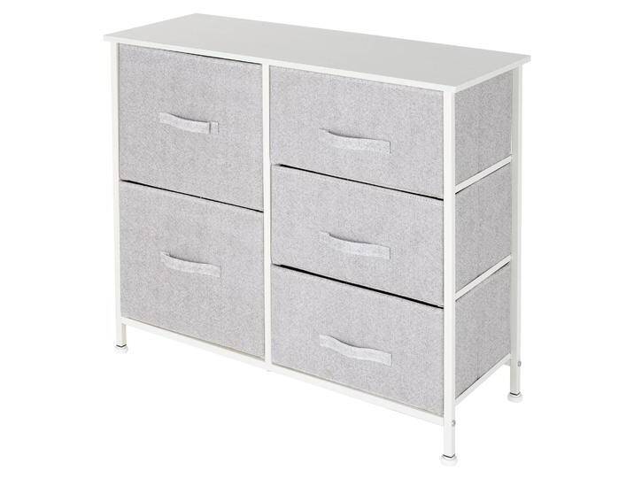 ML-Design Textilschrank Belen Weiß MDF 80x30x70 cm NADUVI von naduvi