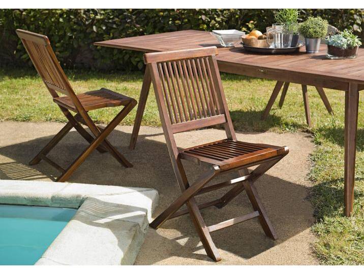 Macabane 2er-Set Gartenstühle braun Holz 45x60x90 cm NADUVI Macabane 2er-Set Gartenstühle braun Holz 45x60x90 cm NADUVI von naduvi