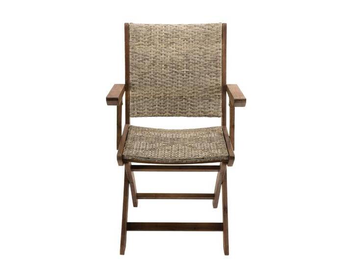 Macabane 2er-Set Klappsessel aus synthetischem Rattan braun Rattan 56x58x90 cm NADUVI Macabane 2er-Set Klappsessel aus synthetischem Rattan braun Rattan 56x58x90 cm NADUVI von naduvi