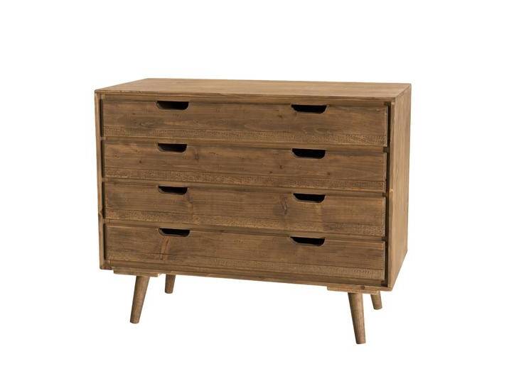 Macabane Sideboard Sapin naturel Holz 80x40x66.5 cm NADUVI von naduvi