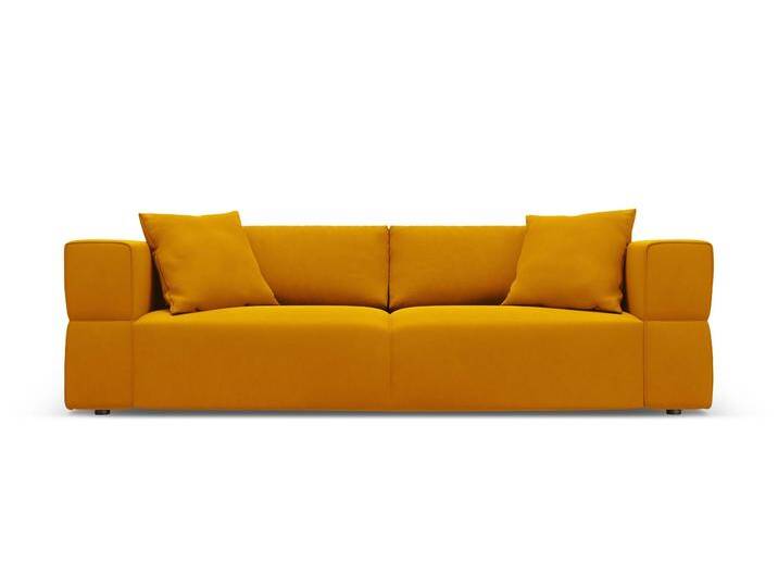 Milo Casa 4-Sitzer-Sofa Esther Samt Gelb Samt 248x78x103 cm NADUVI von naduvi