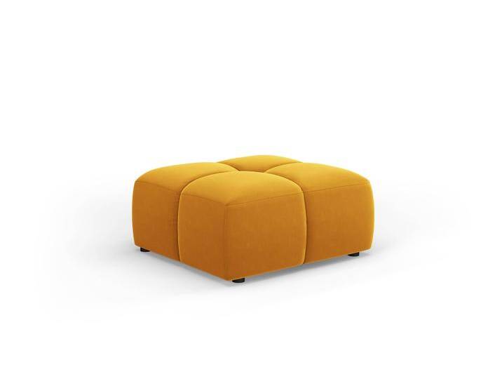 Milo Casa Francesca Samthocker Gelb Samt 64x38x64 cm NADUVI von naduvi