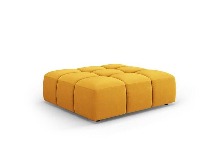 Milo Casa Francesca Samthocker Gelb Samt 96x38x96 cm NADUVI von naduvi