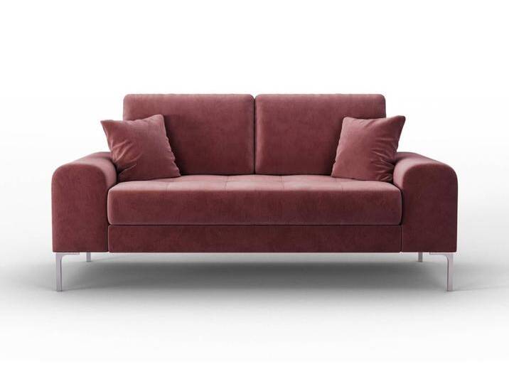 NADUVI Collection 2-Sitzer-Sofa Rime Samt rosa Samt 175x86x86 cm NADUVI von naduvi