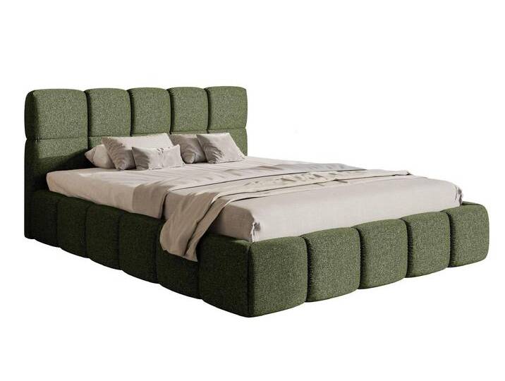 NADUVI Collection Bettgestell Chloe 140 x 200 cm Grün Polyester 218x160x96 cm NADUVI von naduvi