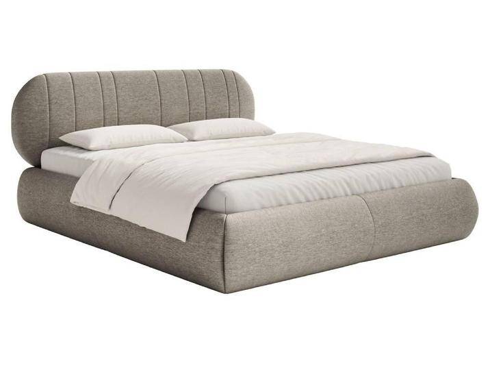 NADUVI Collection Bettgestell Savan 140 x 200 cm Grau Chenille 173x96x216 cm NADUVI von naduvi