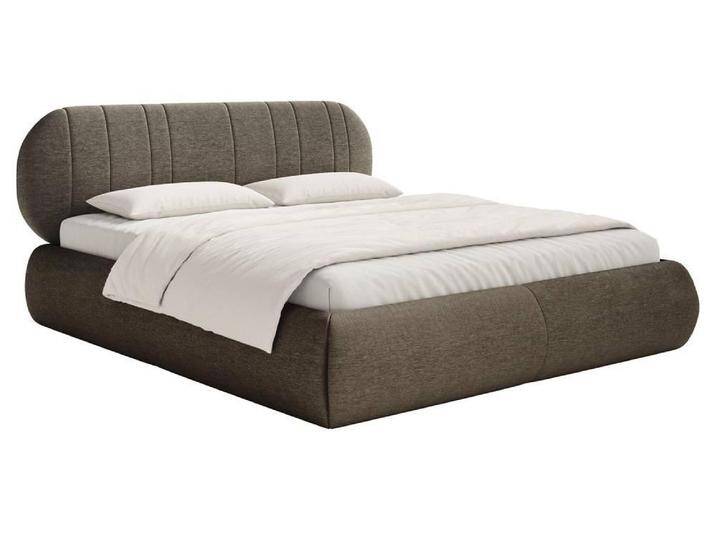 NADUVI Collection Bettgestell Savan 140 x 200 cm mit Staufach Braun Chenille 173x96x216 cm NADUVI von naduvi
