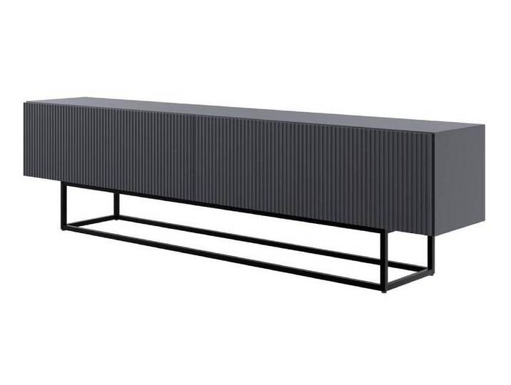 NADUVI Collection Fernsehschrank Vesper Schwarz Spanplatte 175x46x31 cm NADUVI von naduvi