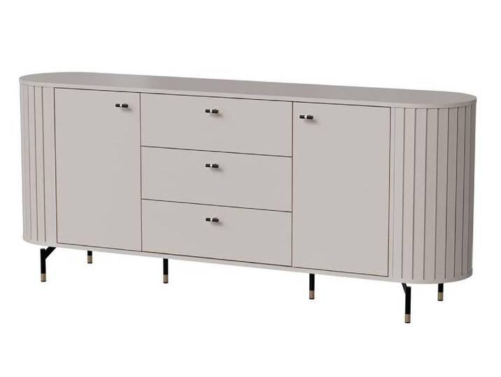 NADUVI Collection Kommode Zehre 2 Türen Beige Spanplatte 190x81x40 cm NADUVI von naduvi