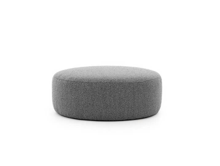 NADUVI Collection Pouf Arrezzo Bouclé grau Teddy Stoff 108x42x108 cm NADUVI NADUVI Collection Pouf Arrezzo Bouclé grau Teddy Stoff 108x42x108 cm NADUVI von naduvi