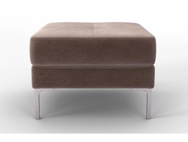 NADUVI Collection Pouf Rime Samt braun Samt 69x45x66 cm NADUVI NADUVI Collection Pouf Rime Samt braun Samt 69x45x66 cm NADUVI von naduvi