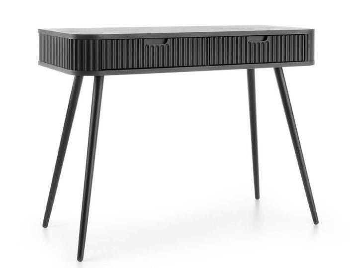 NADUVI Collection Schminktisch Tereza Schwarz Spanplatte 103x80x49 cm NADUVI von naduvi