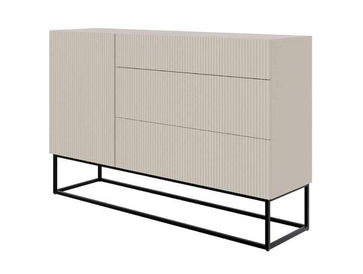NADUVI Collection Sideboard Vesper Grau Spanplatte 140x90x38 cm NADUVI von naduvi