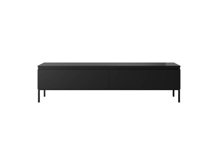 Selsey Design TV-Schrank Kate Schwarz Spanplatte 175x46x32 cm NADUVI von naduvi