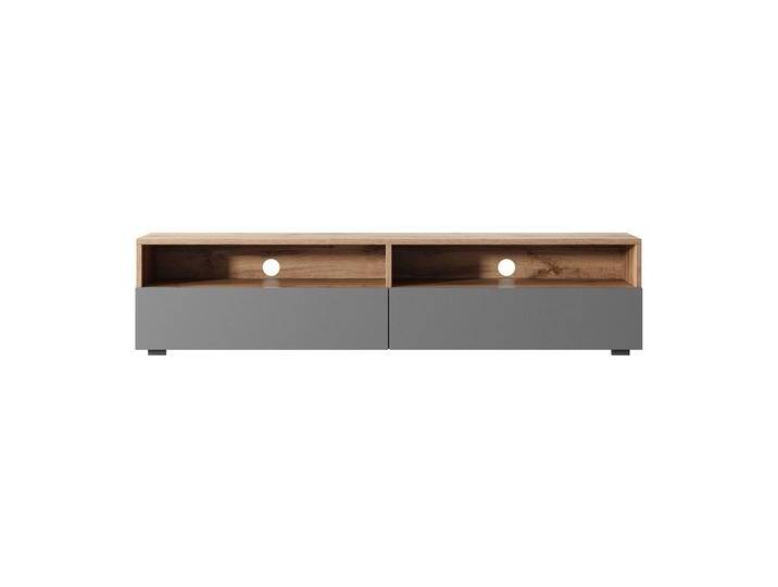 Selsey Design TV-Schrank Mathias mit Beleuchtung Braun MDF 140x30x31 cm NADUVI von naduvi