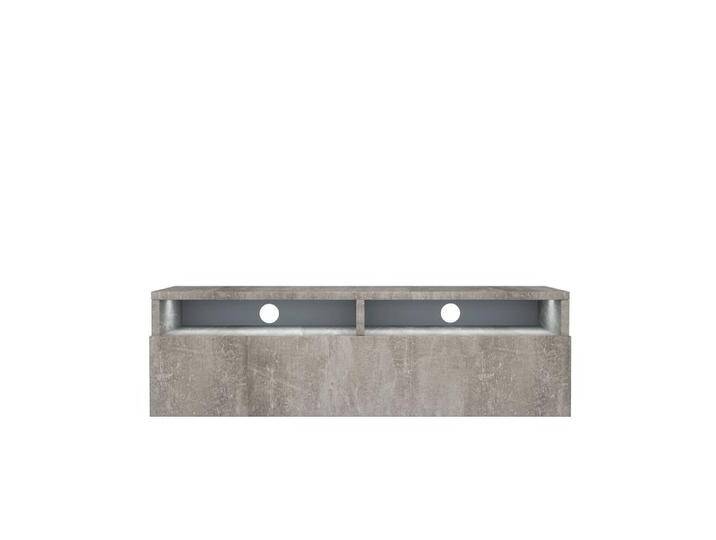 Selsey Design TV-Schrank Mathias mit Beleuchtung Grau Klemmplatte 100x30x31 cm NADUVI von naduvi