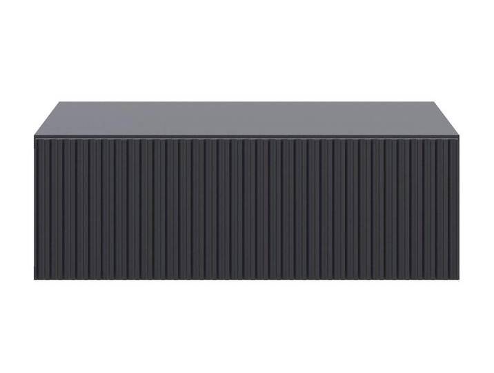 NADUVI Collection Vesper schwebender Nachttisch Schwarz Holz 50x17x32 cm NADUVI von naduvi