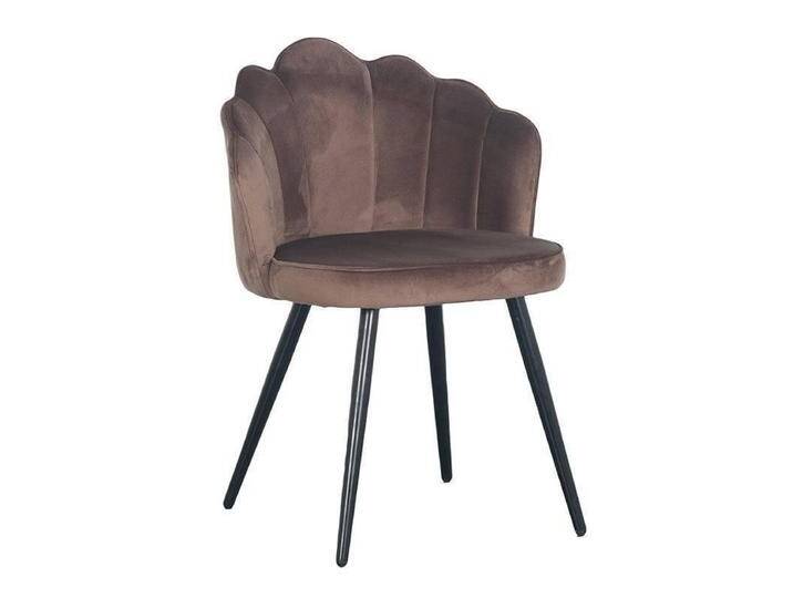 Polewolf 2er-Set Esszimmerstühle Crown Samt Braun Samt 46x79x54 cm NADUVI Polewolf 2er-Set Esszimmerstühle Crown Samt Braun Samt 46x79x54 cm NADUVI von naduvi