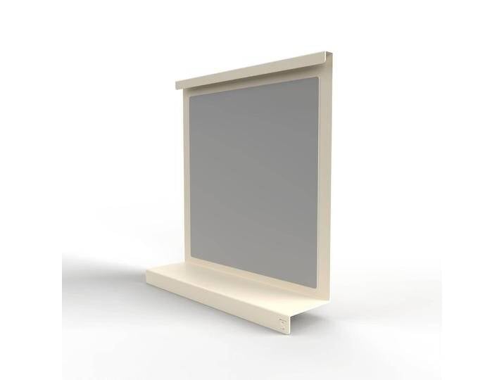 STEELLISH Spiegel Murano S Weiß Stahl 43x40x11 cm NADUVI von naduvi