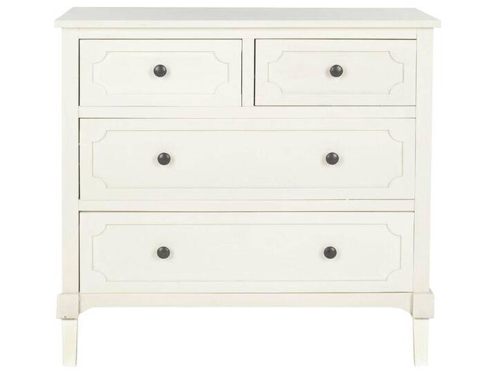 Safavieh Kommode Louis Phillippe Weiß Holz 80x75x34 cm NADUVI Safavieh Kommode Louis Phillippe Weiß Holz 80x75x34 cm NADUVI von naduvi
