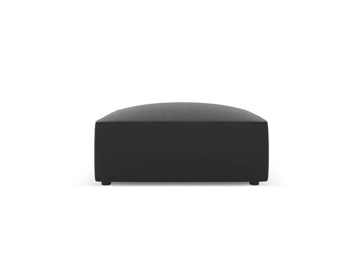 Windsor & Co Pouf Sao Kunstleder Schwarz Kunstleder 93x93x40 cm NADUVI von naduvi