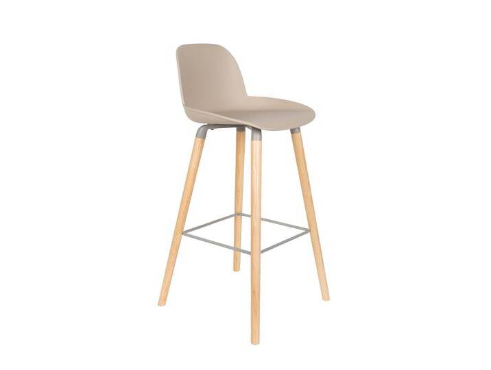Zuiver 2er-Set Barhocker Albert Kuip braun Metall 47x98x47 cm NADUVI von naduvi
