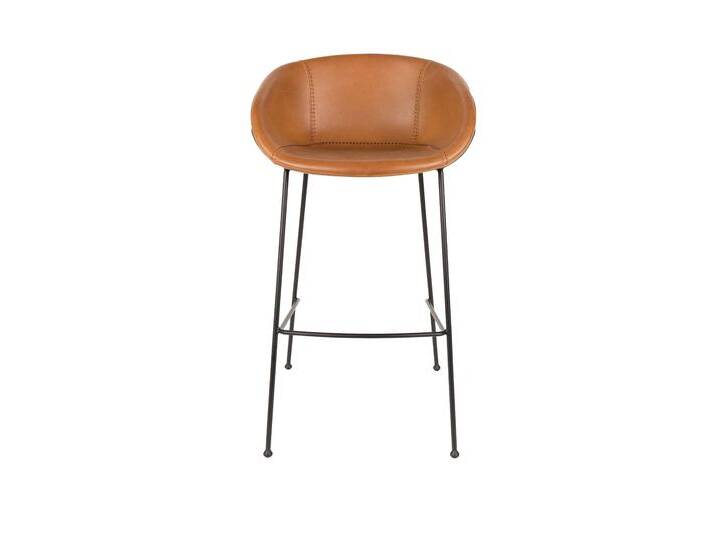 Zuiver 2er-Set Barhocker Feston braun Plastik 53x98x54 cm NADUVI von naduvi