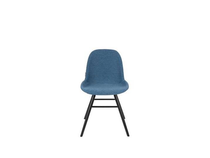 Zuiver 2er-Set Esszimmerstühle Albert Kuip Soft blau Polyester 55x81x49 cm NADUVI von naduvi