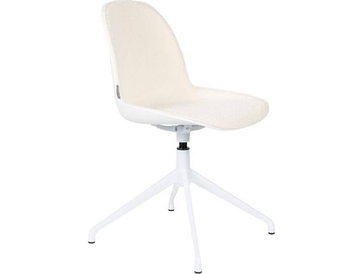 Zuiver 2er-Set Esszimmerstühle Albert Kuip drehbar Weiß Polyester 45x83x52 cm NADUVI Zuiver 2er-Set Esszimmerstühle Albert Kuip drehbar Weiß Polyester 45x83x52 cm NADUVI von naduvi