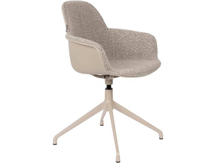 Zuiver 2er-Set Esszimmerstühle Albert Kuip drehbar braun Polyester 59x83x52 cm NADUVI Zuiver 2er-Set Esszimmerstühle Albert Kuip drehbar braun Polyester 59x83x52 cm NADUVI von naduvi