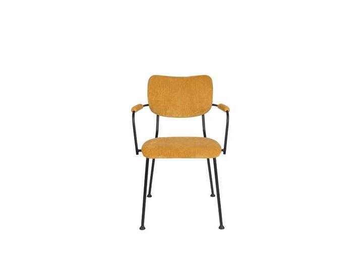 Zuiver 2er-Set Esszimmerstühle Benson mit Armlehnen gelb Polyester 56x81x55 cm NADUVI Zuiver 2er-Set Esszimmerstühle Benson mit Armlehnen gelb Polyester 56x81x55 cm NADUVI von naduvi
