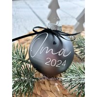 Christbaumkugel | Du Wirst Oma Opa Tante Onkel Papa Verkündigung Schwangerschaft Weihnachtskugel 8 cm Personalisiert Christbaumkugel | Du Wirst Oma Opa Tante Onkel Papa Verkündigung Schwangerschaft Weihnachtskugel 8 cm Personalisiert von naehdesigns
