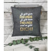 Kissen Geschenk Freunde Bester 40 X cm Kissen Geschenk Freunde Bester 40 X cm von naehdesigns