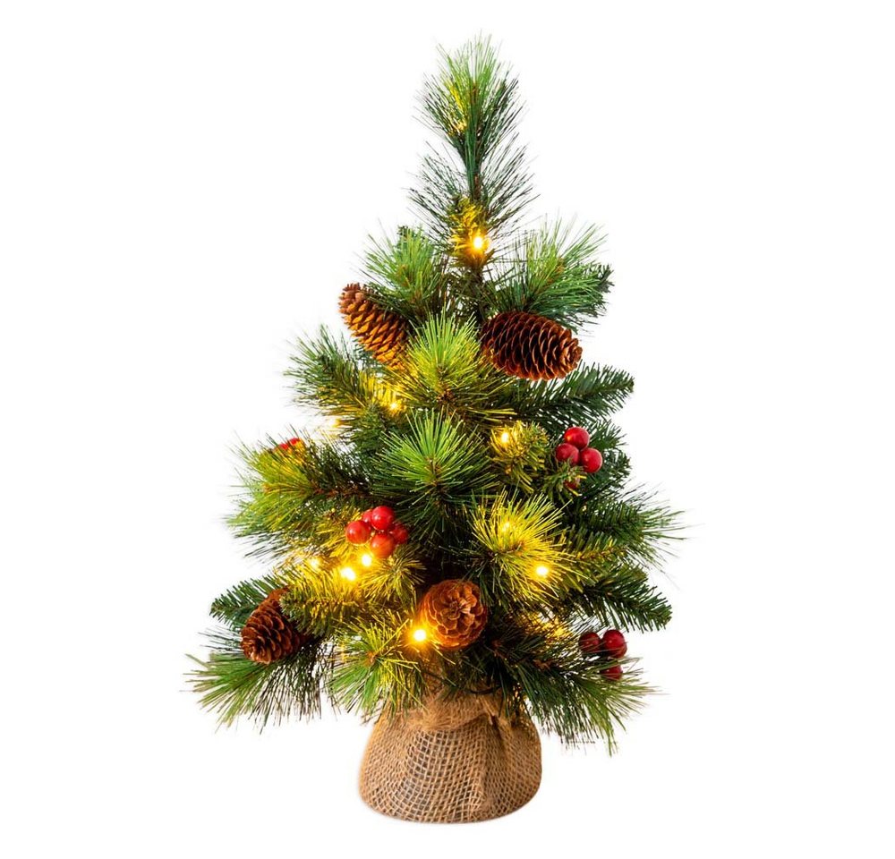 näve Dekolicht, LED Weihnachtsbaum XMAS Deko mit Lichterkette Tannenbaum H 45 cm grün von näve