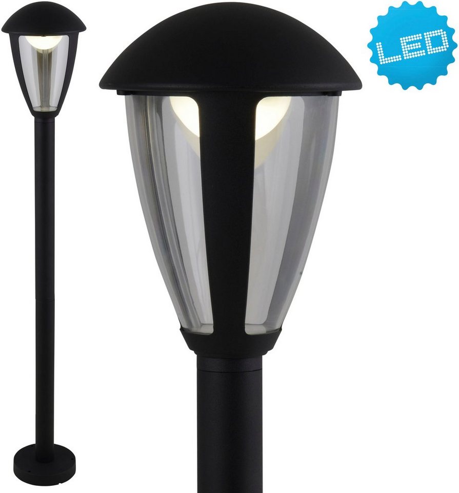 näve LED Außen-Stehlampe Clint, Warmweiß, Aluminium schwarz Kunststoff klar incl. 14x LED IP44 Höhe 100cm näve LED Außen-Stehlampe Clint, Warmweiß, Aluminium schwarz Kunststoff klar incl. 14x LED IP44 Höhe 100cm von näve