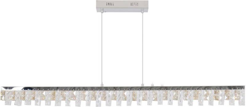 näve LED Pendelleuchte Diamonds, LED fest integriert, Warmweiß, LED Hängelampe, LED Hängeleuchte von näve