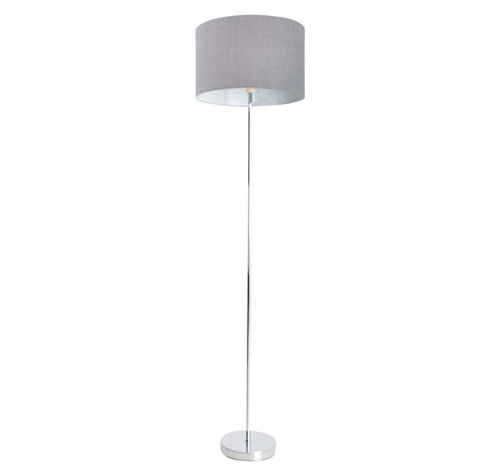 näve Stehlampe, Stehleuchte Standlampe Wohnzimmerleuchte Flurlampe Metall Textil von näve