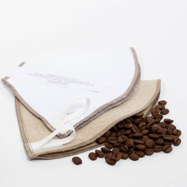 nahtur-design Kaffeefilter aus 100% Bioleinen, Dauerfilter von nahtur-design