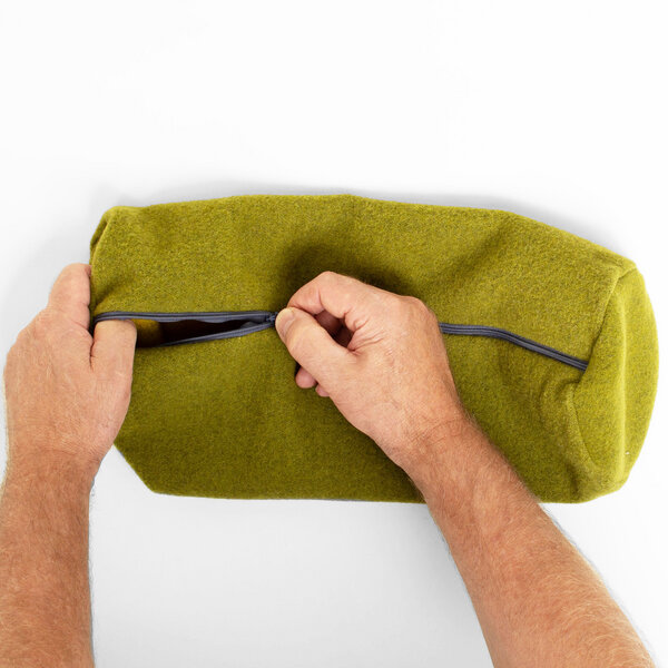 nahtur-design Kissenbezug für Nackenrollen | 100% Flauschloden von nahtur-design