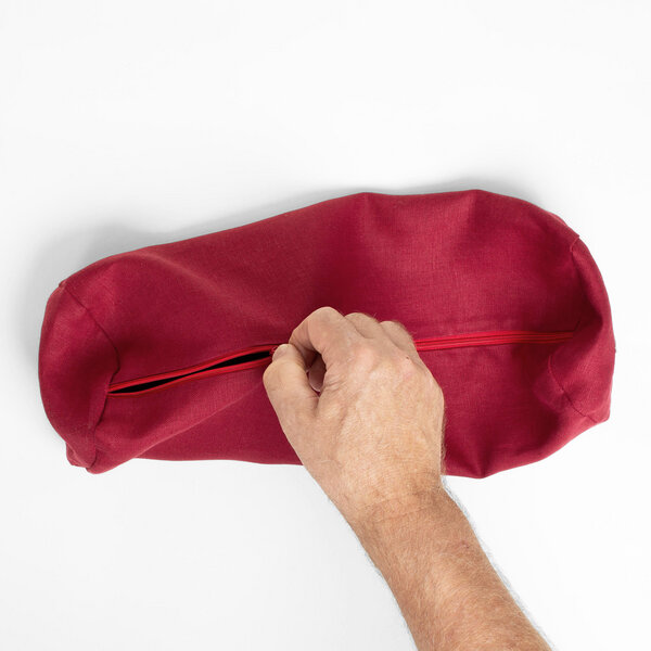 nahtur-design Kissenbezug für Nackenrollen | 100% Leinen von nahtur-design