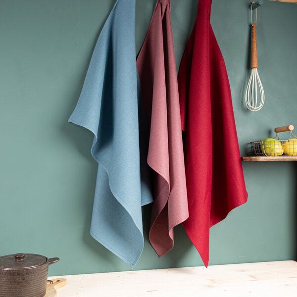 nahtur-design Leinen-Geschirrtücher im 3er Set , 100% Leinen von nahtur-design