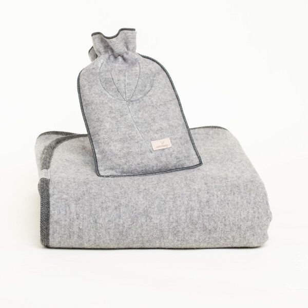 nahtur-design Lodendecke + Ökowärmflasche im Set nahtur-design Lodendecke + Ökowärmflasche im Set von nahtur-design